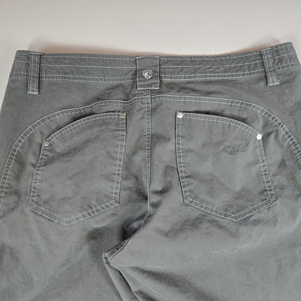 KÜHL Women's Charcoal Gray Cargo Outdoor Hiking Pants - Size 14 Regular - Picture 6 of 15